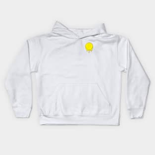 Drippy Six-Eyed Smiley Face, Front and Back Kids Hoodie